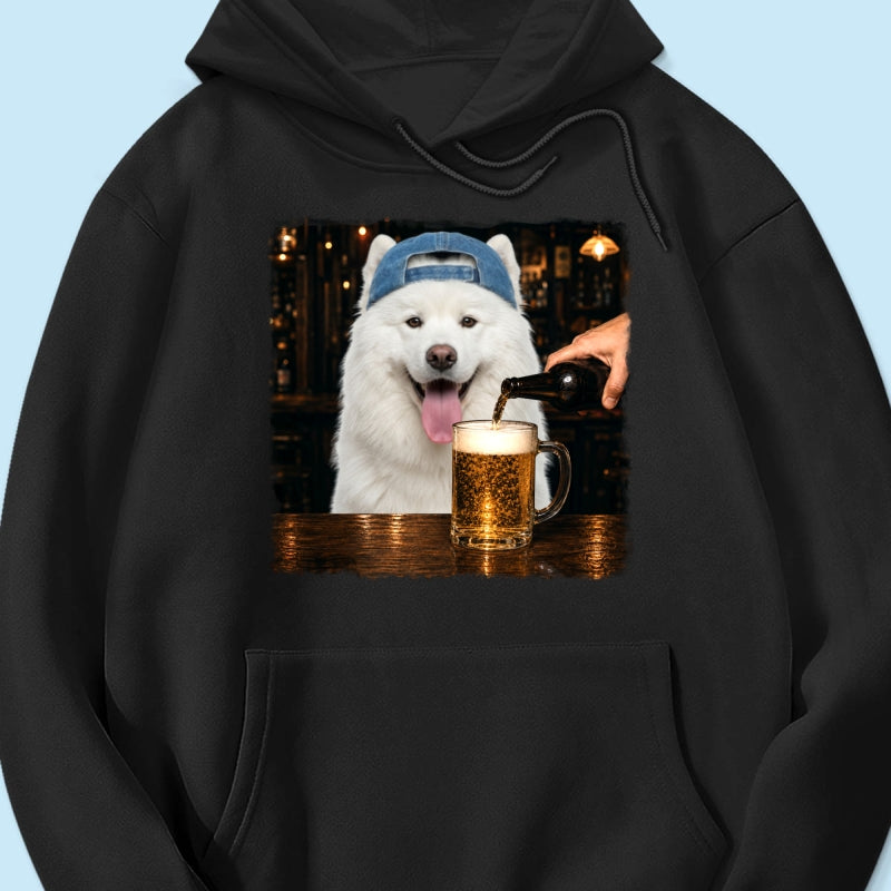 Vintage Custom Pet Drinking Beer - Personalized Shirt - Beer Lover Shirt