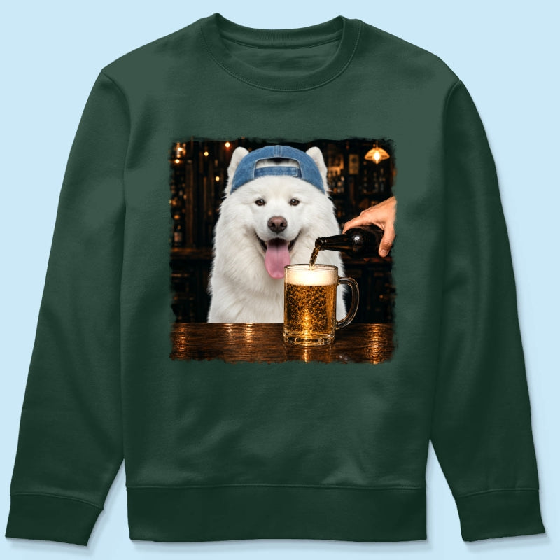 Vintage Custom Pet Drinking Beer - Personalized Shirt - Beer Lover Shirt