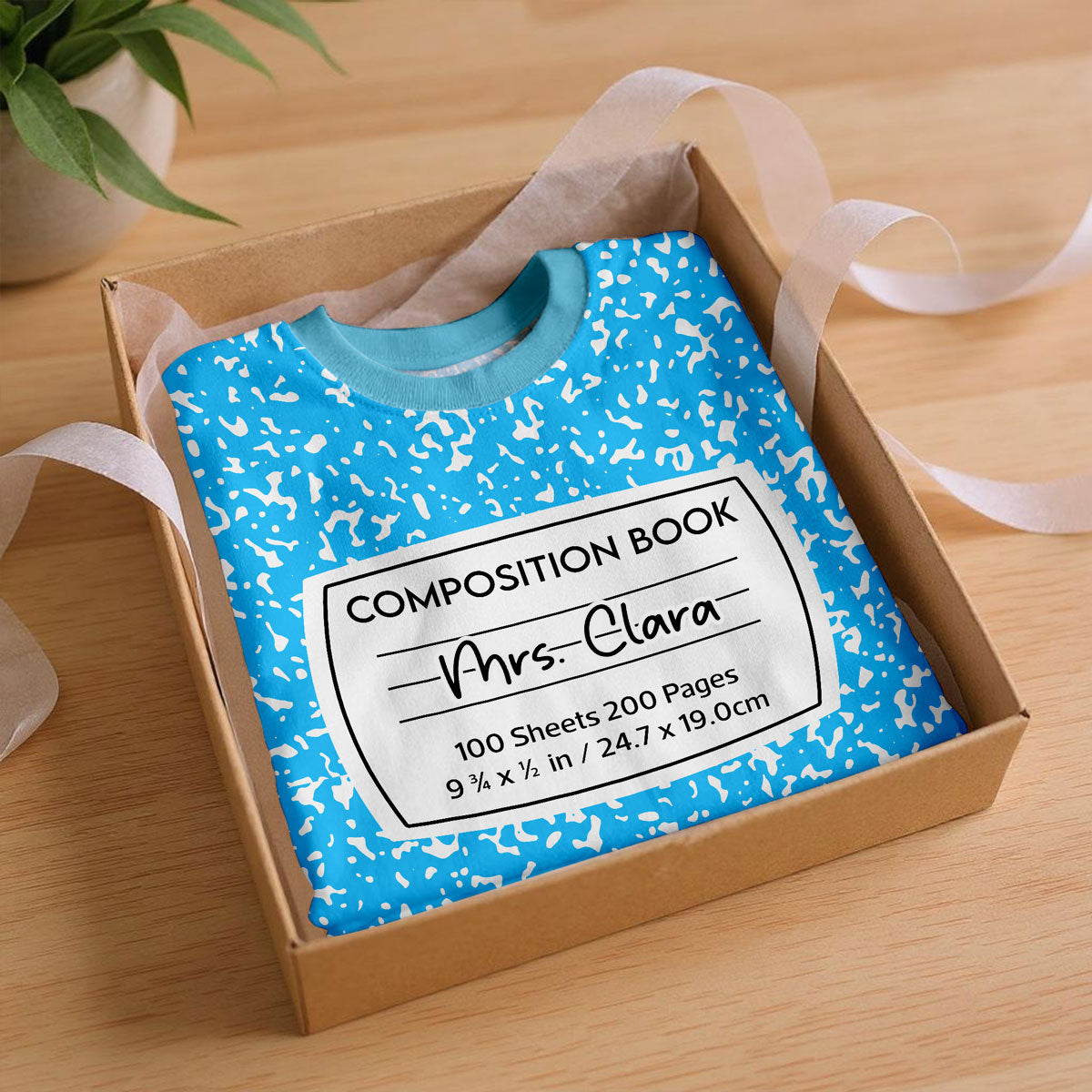 Notebook Theme Composition Book Personalized Group Matching Shirt, Halloween Costume For Teachers