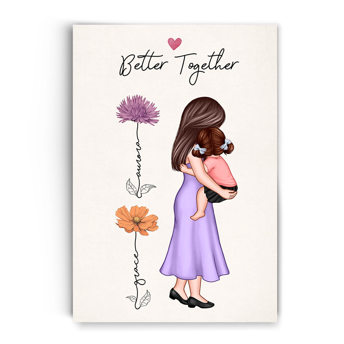 You Are My Everything, Birth Month Flower, Personalized Poster, First Gift