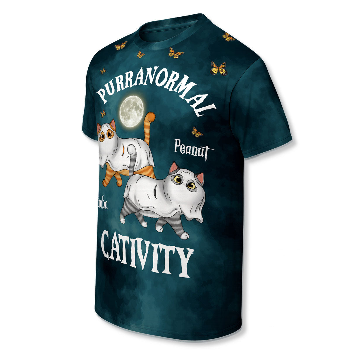 Halloween Cats Purranormal Cativity Personalized 3D Shirt