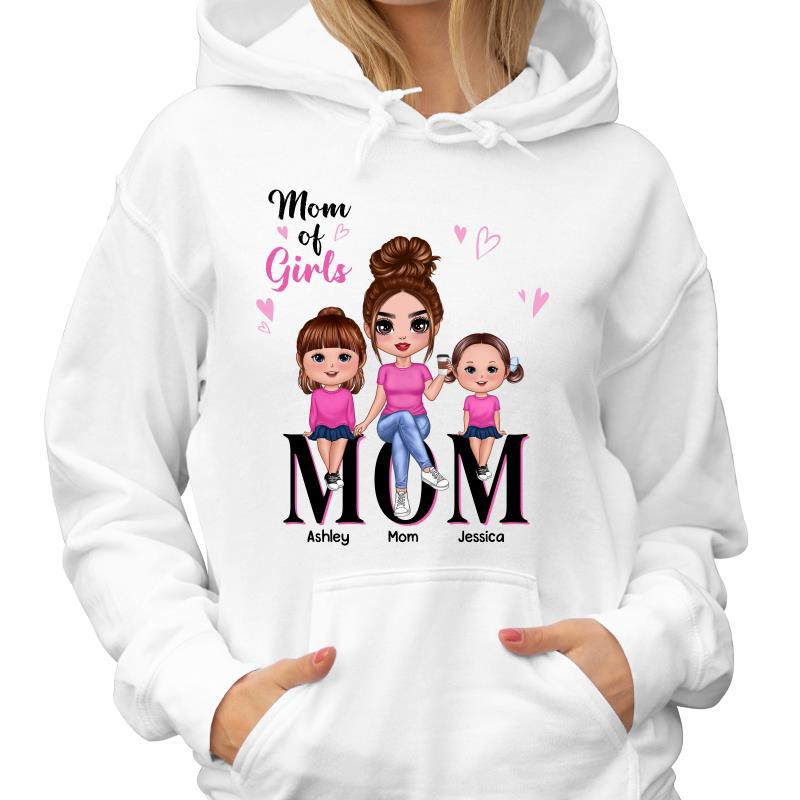 Doll Mom And Kids Mom Of Boys Girls Personalized Shirt