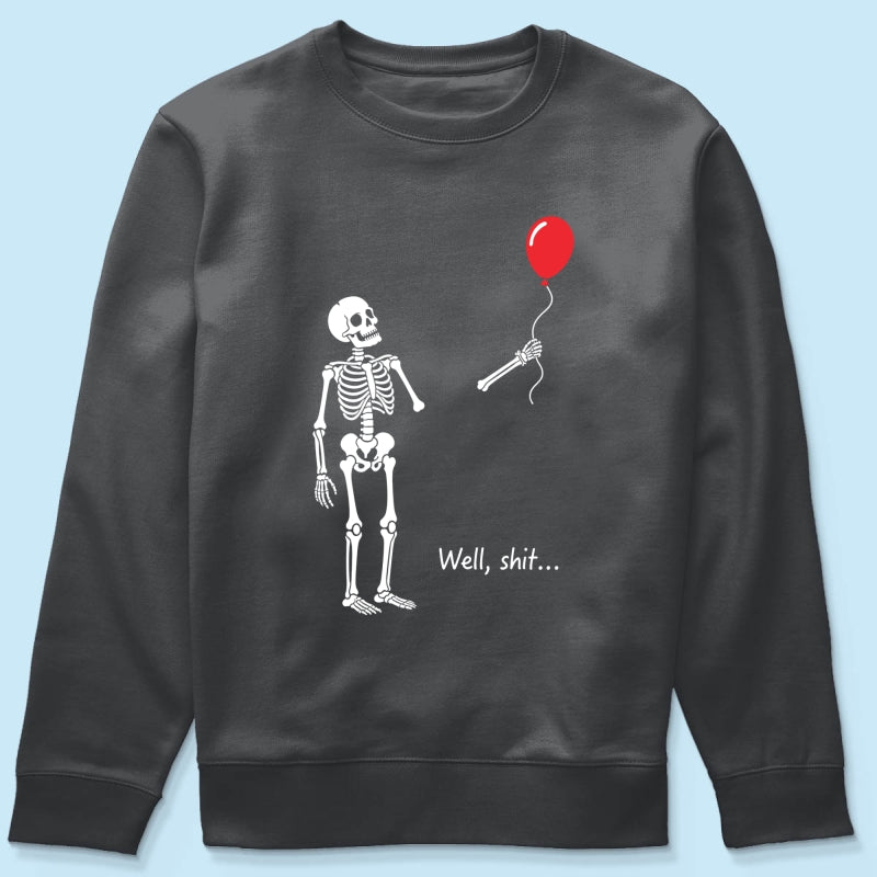 Trendy Funny Skeleton Shirt - Halloween Costume