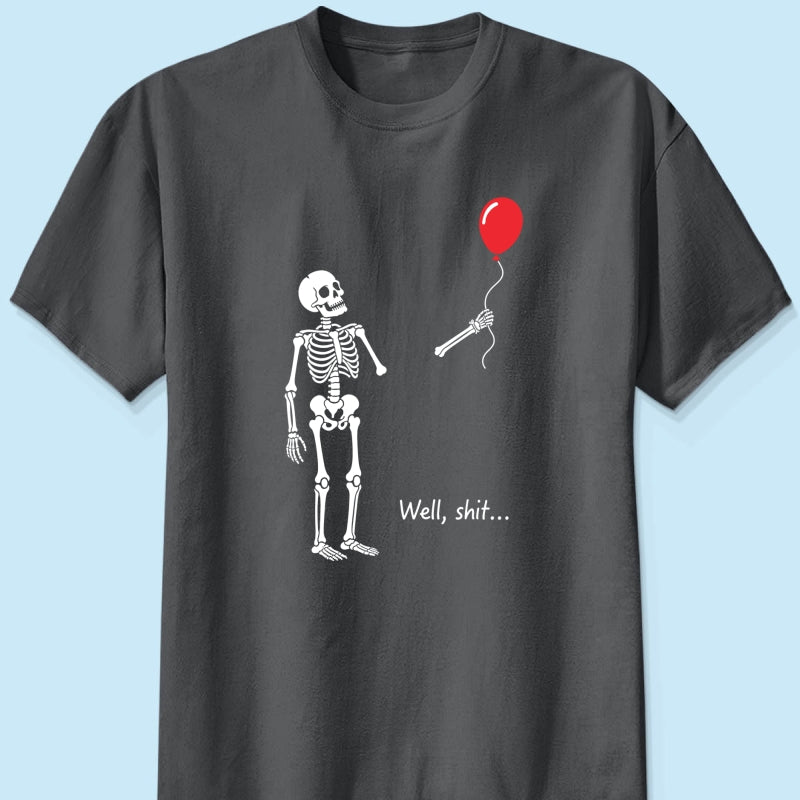 Trendy Funny Skeleton Shirt - Halloween Costume