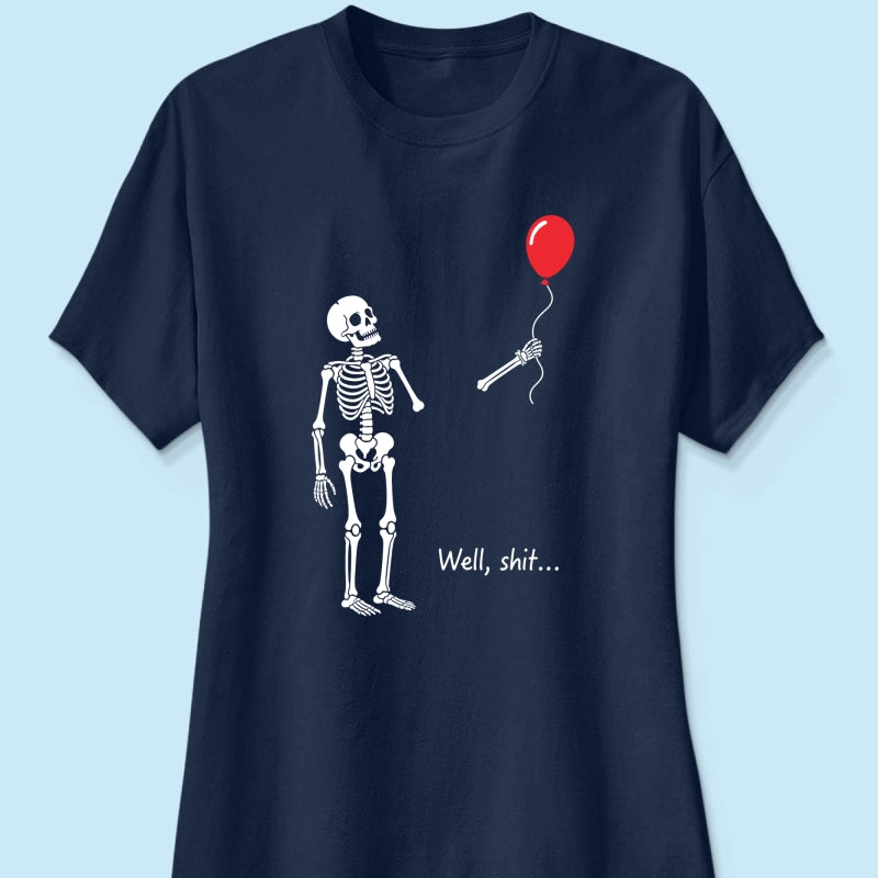 Trendy Funny Skeleton Shirt - Halloween Costume