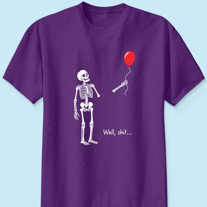 Trendy Funny Skeleton Shirt - Halloween Costume