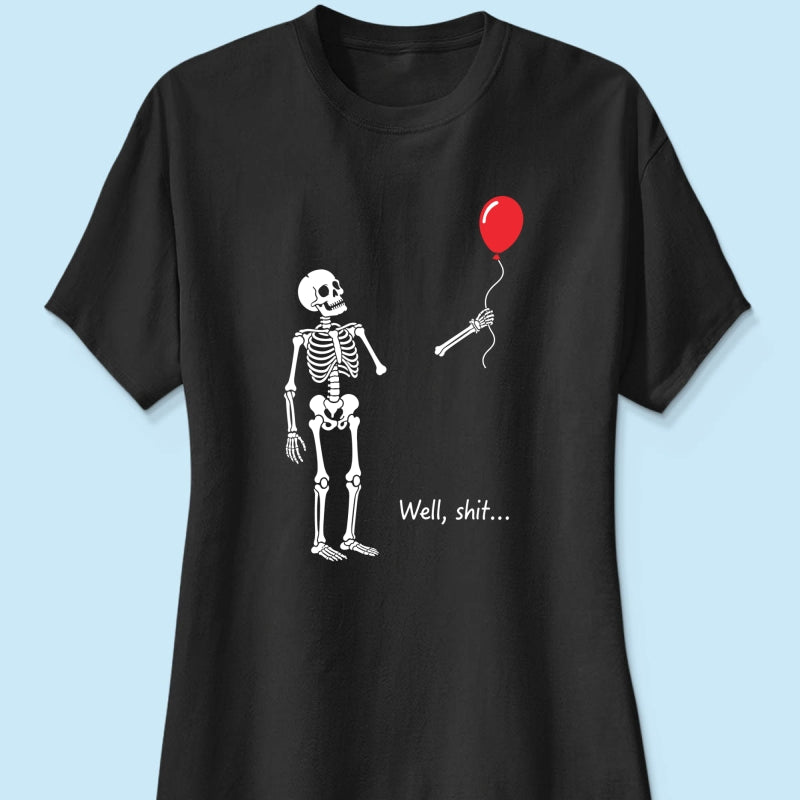 Trendy Funny Skeleton Shirt - Halloween Costume