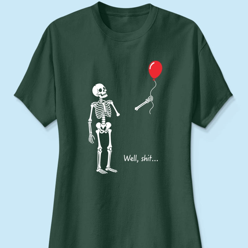 Trendy Funny Skeleton Shirt - Halloween Costume