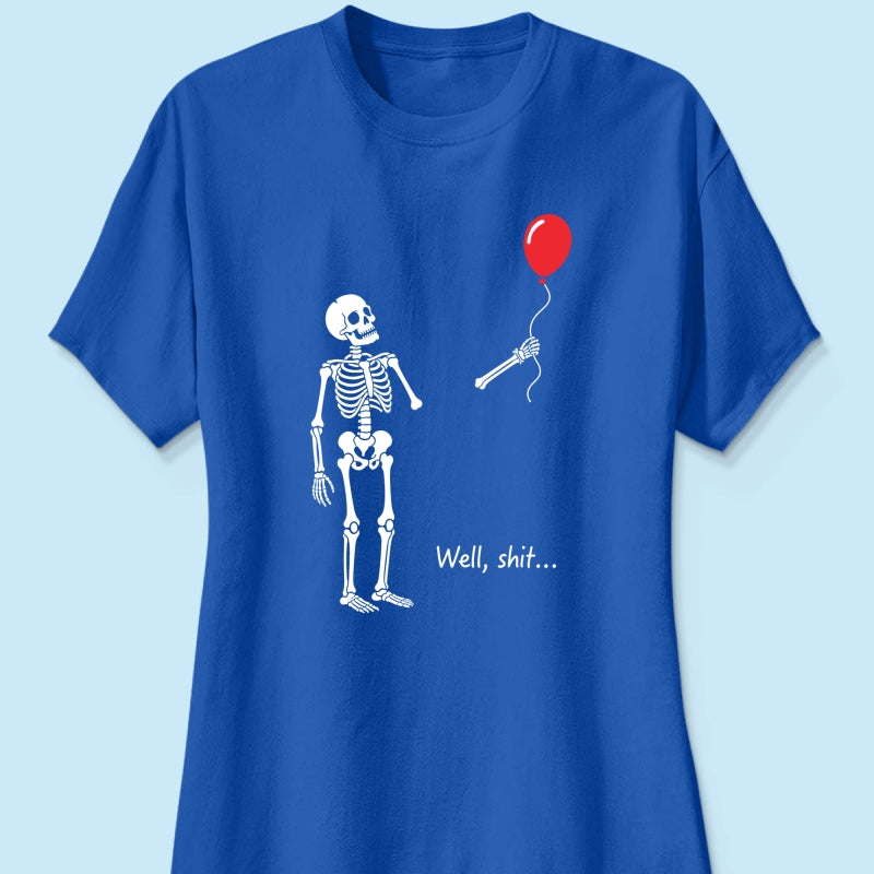 Trendy Funny Skeleton Shirt - Halloween Costume