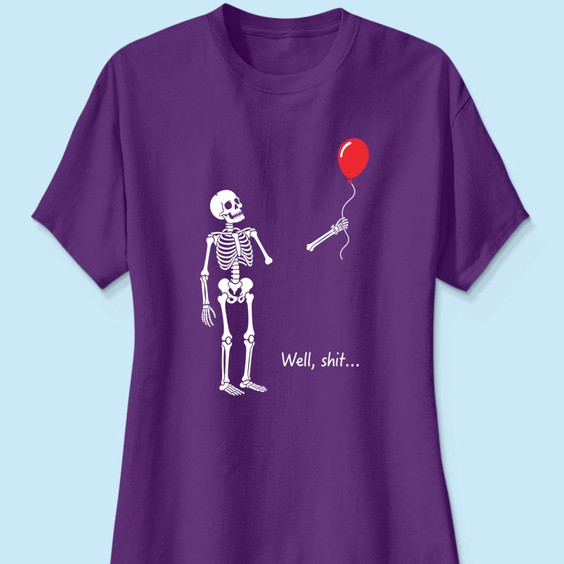 Trendy Funny Skeleton Shirt - Halloween Costume
