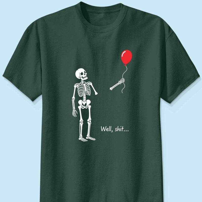 Trendy Funny Skeleton Shirt - Halloween Costume