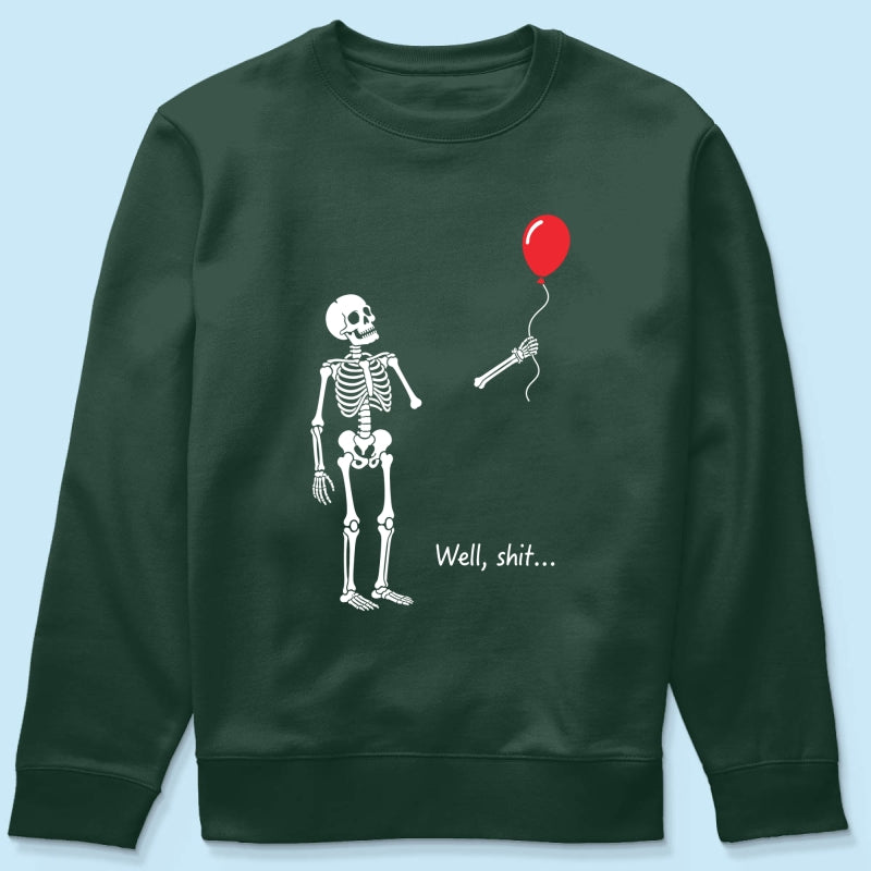 Trendy Funny Skeleton Shirt - Halloween Costume