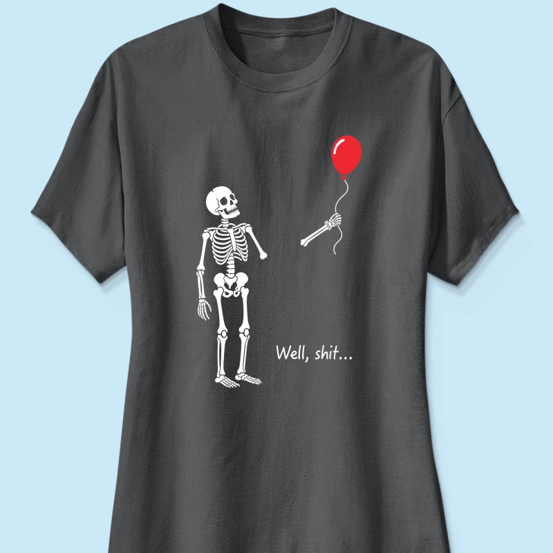 Trendy Funny Skeleton Shirt - Halloween Costume