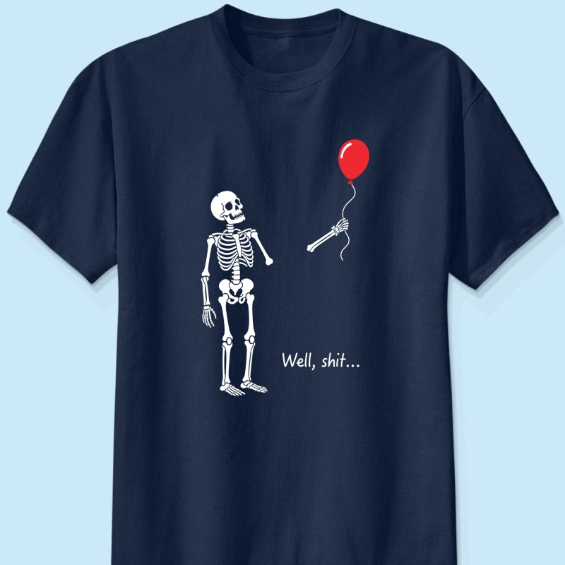 Trendy Funny Skeleton Shirt - Halloween Costume