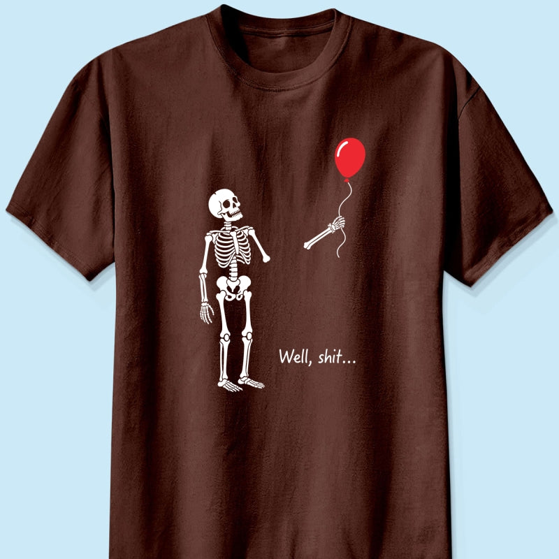 Trendy Funny Skeleton Shirt - Halloween Costume