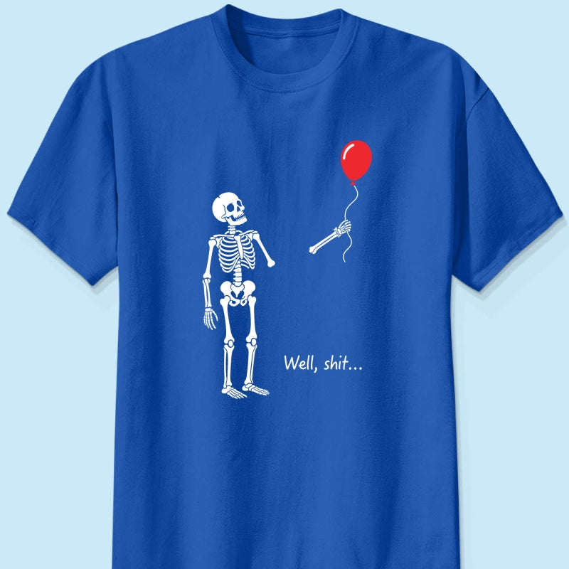 Trendy Funny Skeleton Shirt - Halloween Costume