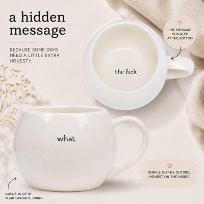 Funny What's The Mug - Funny Gift For Colleagues, Coworkers, Best Friends, Family