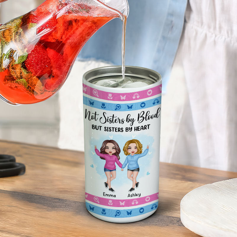 Standing Doll Hoodie Besties Personalized 4 In 1 Can Cooler