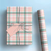 Gingham Plaid Gift Wrapping Paper