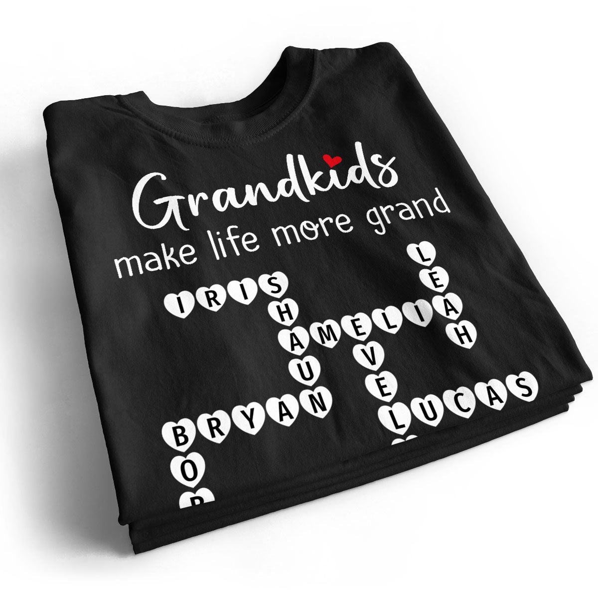 The Greatest Gift You Ever Know Crossword Puzzle Art - Personalized Shirt - Gift For Grandma, Gift For Mom
