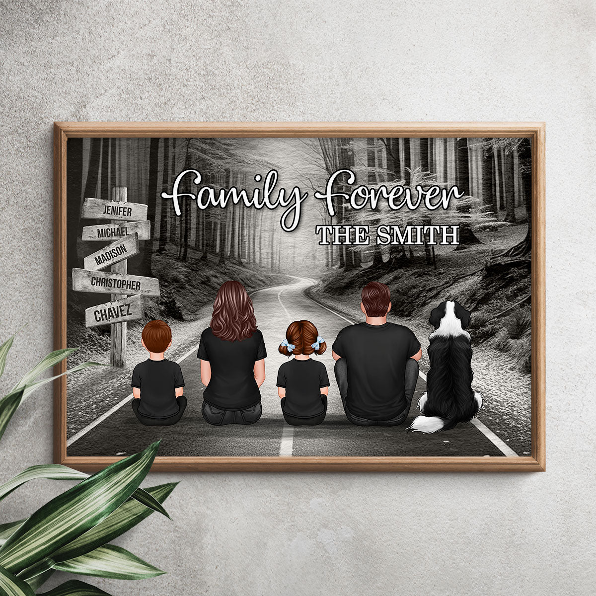 Family Road Personalized Poster, Gift, Father's Day Gift