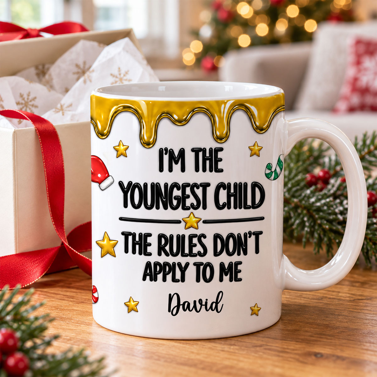Custom Who Make the Rules - Personalized Mug - Funny Christmas Gift for Sisters, Brothers, Siblings