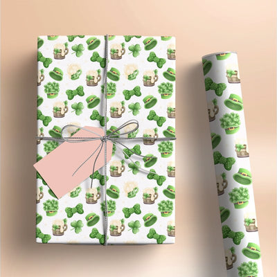 St. Patrick's Lucky Bloom Gift Wrapping Paper