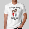 Caricature Couple Together Since Personalized Shirt