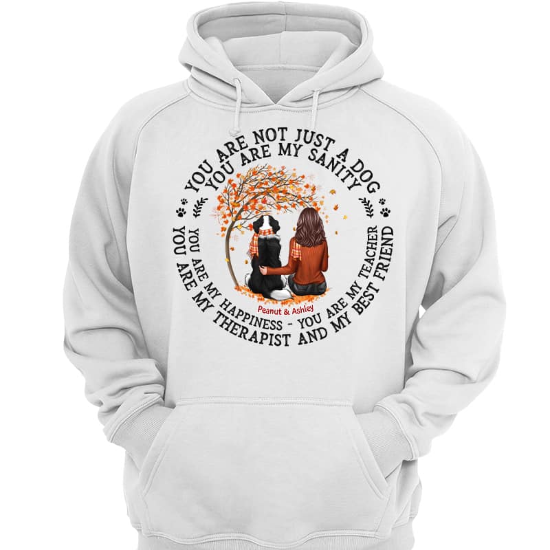 Not Just A Dog Fall Season Dog Mom Personalized Shirt