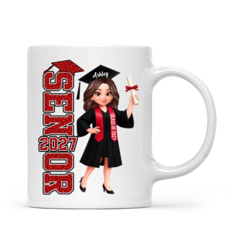 Trending Senior 2026 2027 - Personalized Mug - Christmas Gift For Seniors, Daughter, Son, Granddaughters, Grandsons