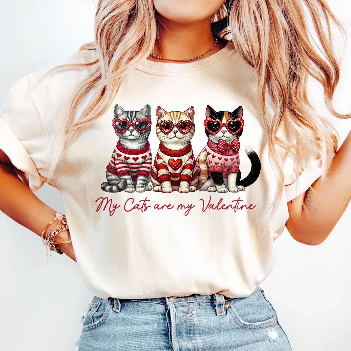 My Cats Are My  Personalized Shirt,  Gift for Cat Moms