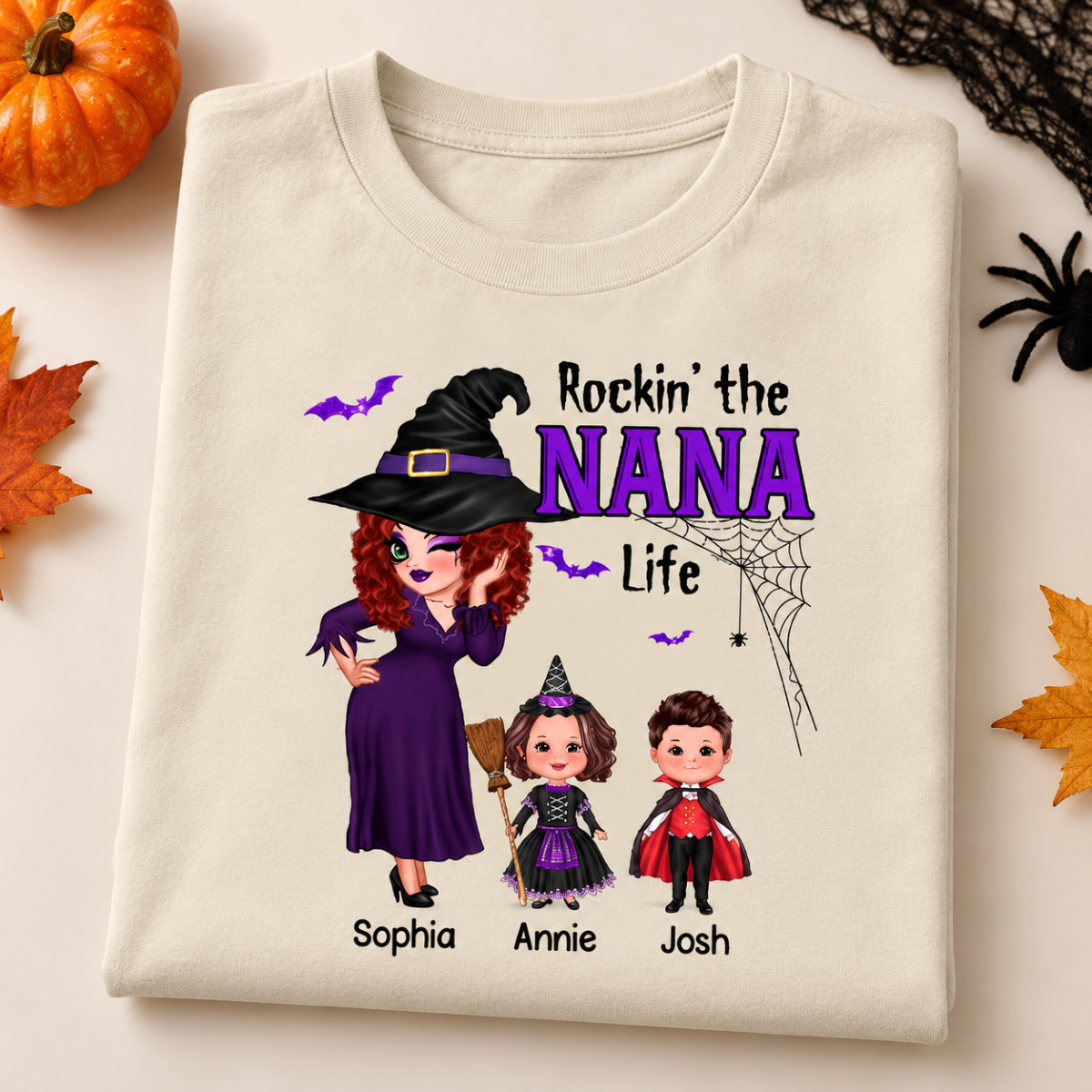 Pretty Woman Halloween Rockin‘ The Grandma Mom Life Personalized Shirt