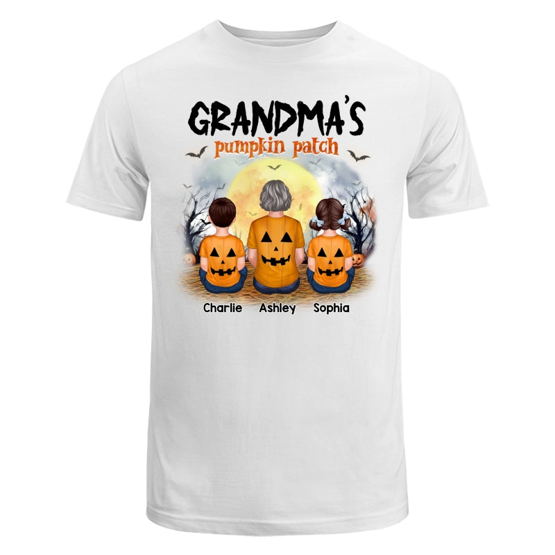 Grandma‘s Pumpkin Patch Halloween Personalized Shirt