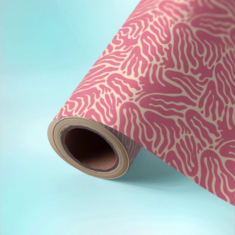Coral In Pink Gift Wrapping Paper