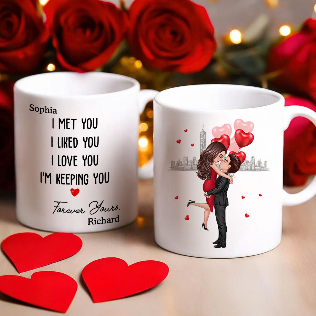Forever Yours Couple Anniversary Gift  Personalized Mug