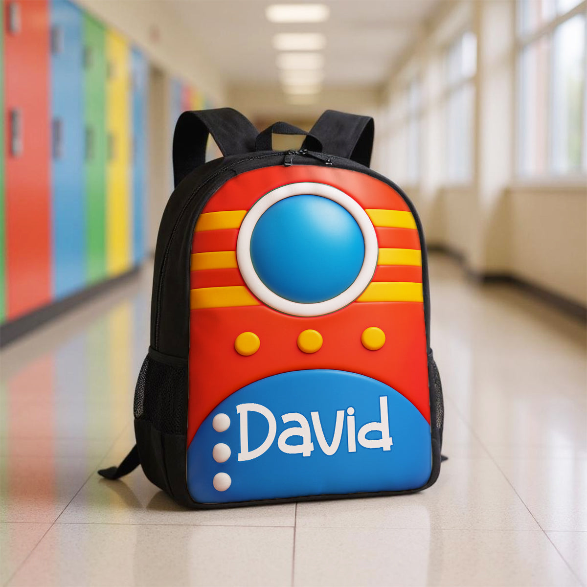 Monogram Animal Theme Personalized Kid Backpack, Back to School Backpack for Boys, Girls, 12 Different Designs