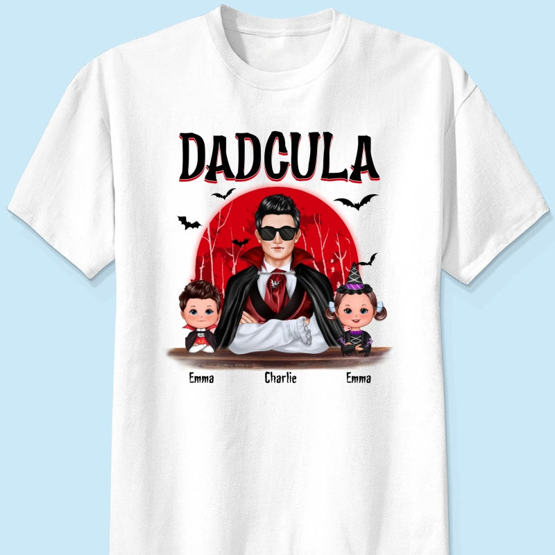 Halloween Dad Grandpa And Doll Kids Personalized Shirt