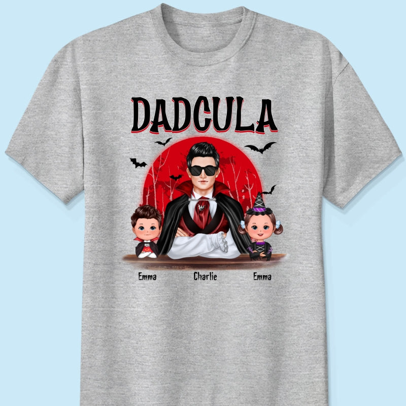 Halloween Dad Grandpa And Doll Kids Personalized Shirt