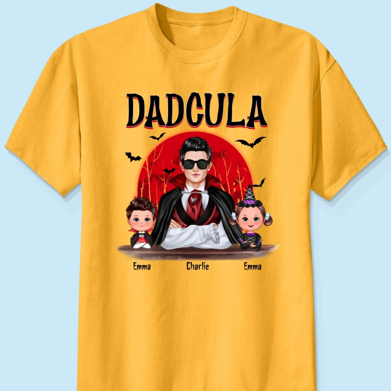 Halloween Dad Grandpa And Doll Kids Personalized Shirt