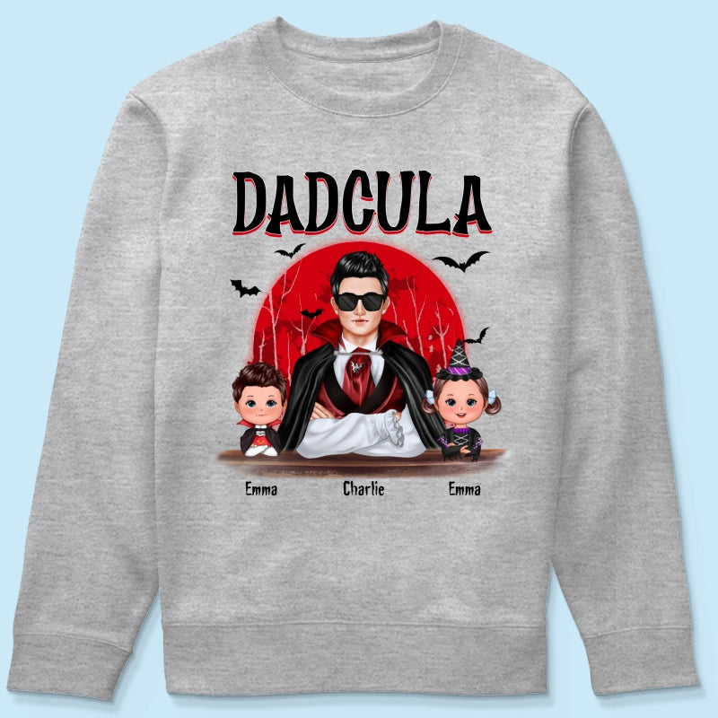 Halloween Dad Grandpa And Doll Kids Personalized Shirt