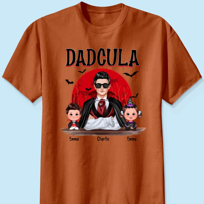 Halloween Dad Grandpa And Doll Kids Personalized Shirt