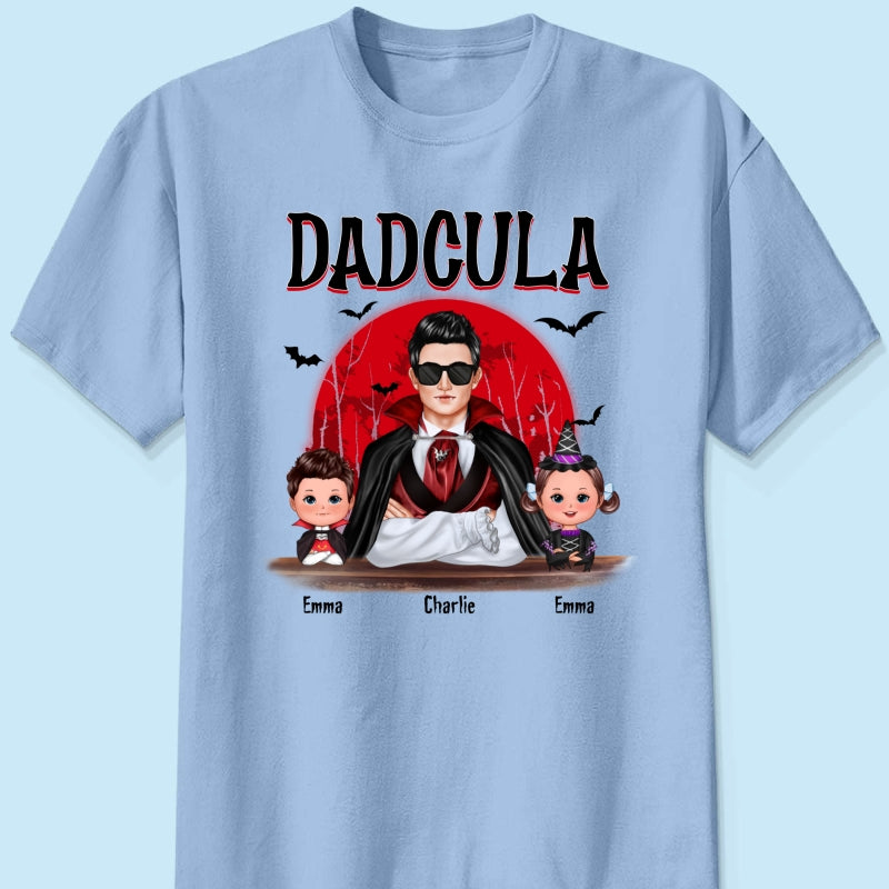 Halloween Dad Grandpa And Doll Kids Personalized Shirt