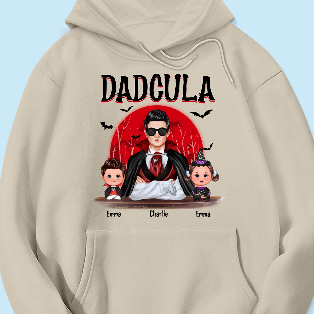 Halloween Dad Grandpa And Doll Kids Personalized Shirt