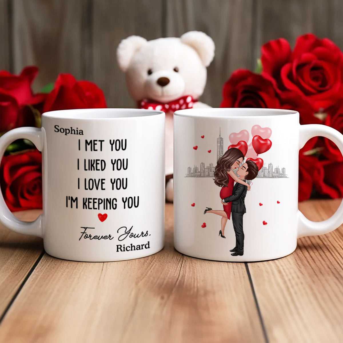 Forever Yours Couple Anniversary Gift  Personalized Mug