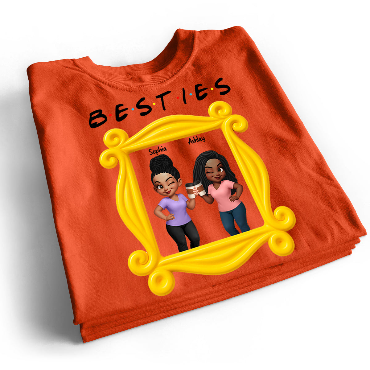 Best Friends Personalized Funny Matching Shirts, Sweatshirts, Fall Gift for Best Friends