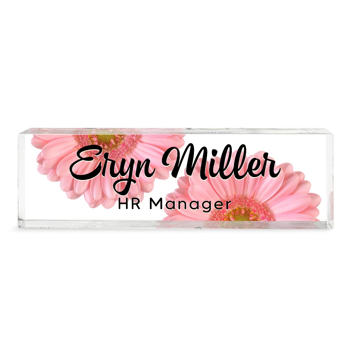 Personalized Office Acrylic Desk Name Plate, Office Desk Decor, Gift For Colleagues, Coworkers, Boss