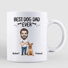 Dog Dad Caricature Personalized Mug