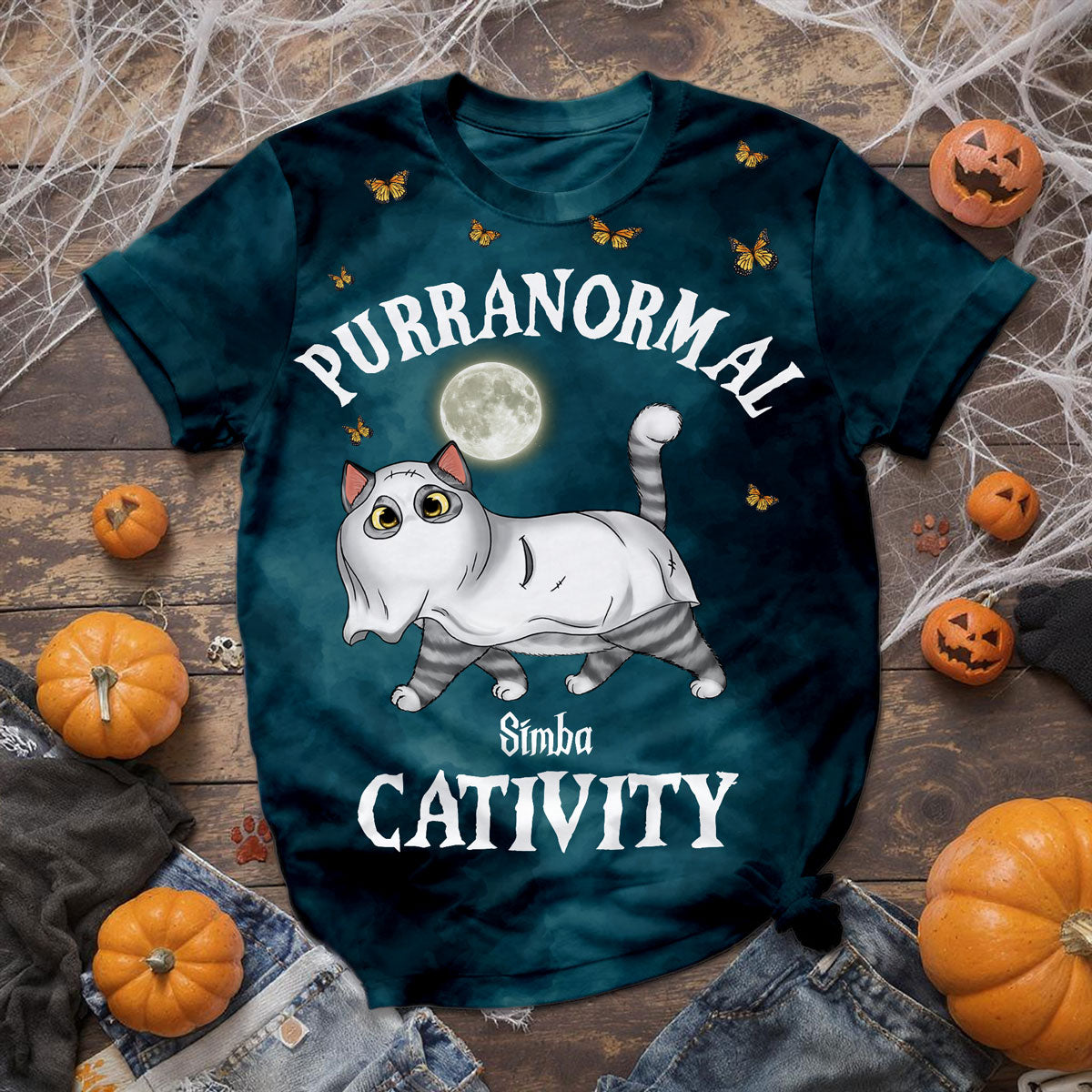 Halloween Cats Purranormal Cativity Personalized 3D Shirt