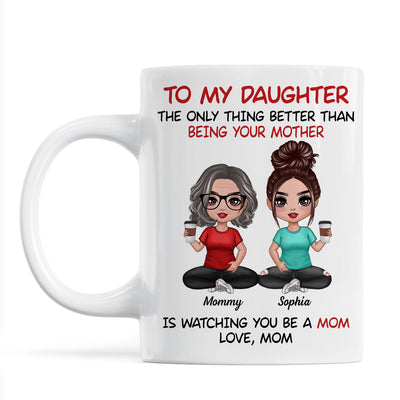 To My Daughter From Mom - Personalized Mug - Heartfelt Gift For Daughter