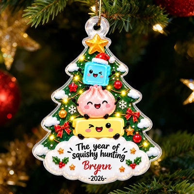 2026 Trending The Year Of Squishies - Personalized Acrylic Ornament - Christmas Gift, Keepsake For Kids, Teenagers